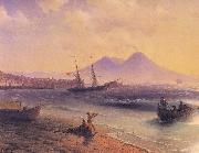 Ivan Aivazovsky Fishermen Returning Near Naples painting